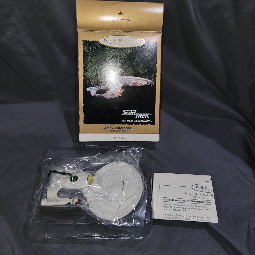 Star Trek The Next Generation USS Enterprise Magic Hallmark Keepsake Ornament 93